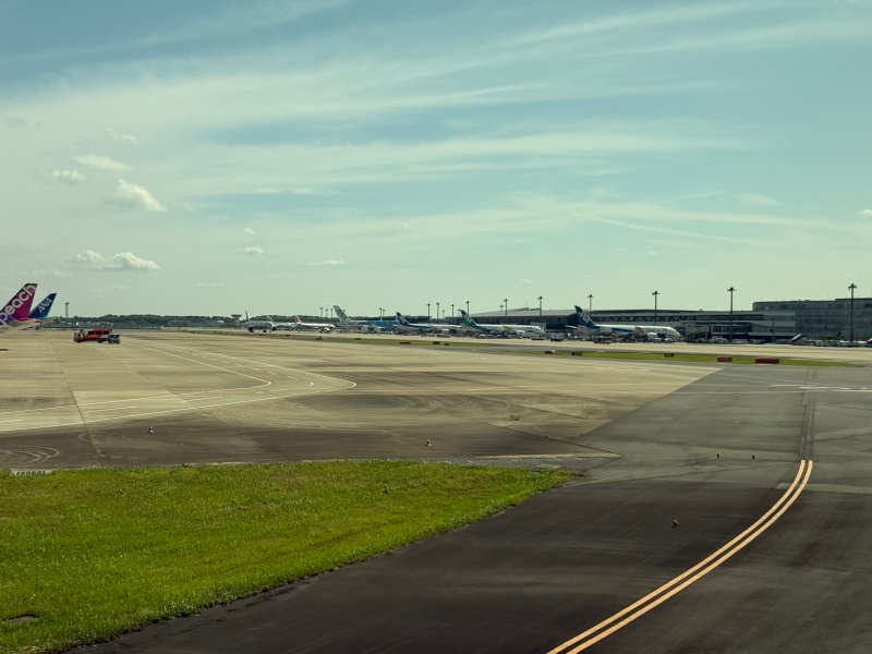 ANA（バンコク=成田便:NH806 B787-900）-着陸