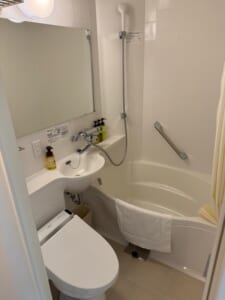 たびのホテルlit松本(TABINO HOTEL lit MATSUMOTO)ー客室内バスルーム