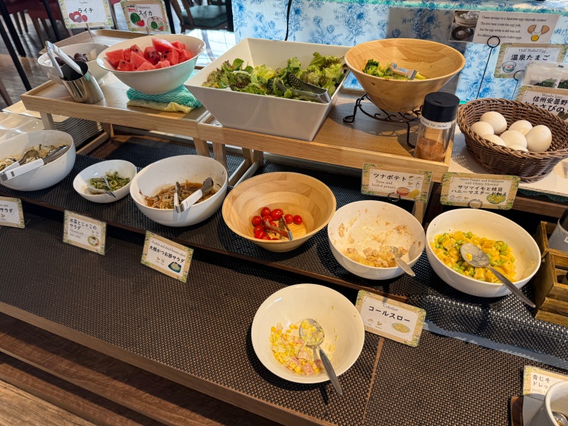 たびのホテルlit松本(TABINO HOTEL lit MATSUMOTO)ー朝食ビュッフェ