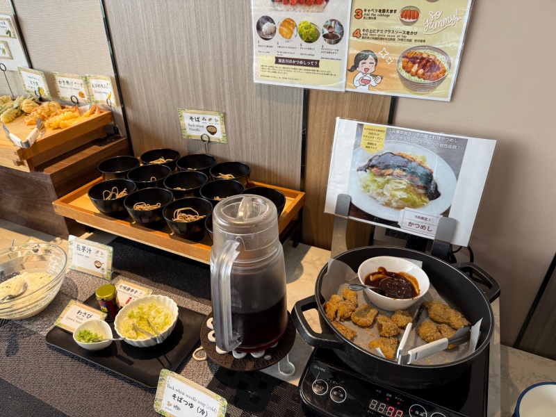 たびのホテルlit松本(TABINO HOTEL lit MATSUMOTO)ー朝食ビュッフェ