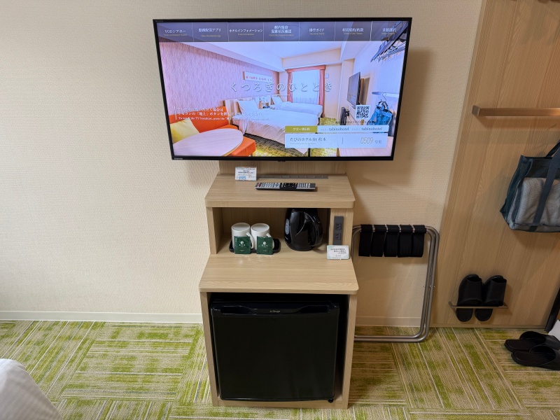 たびのホテルlit松本(TABINO HOTEL lit MATSUMOTO)ー客室内の雰囲気