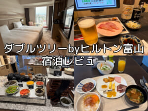 ダブルツリーbyヒルトン富山(DoubleTree by Hilton Toyama)ー宿泊レビュー