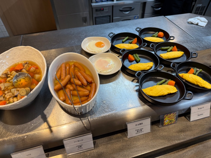 ドーミーインEXPRESS仙台シーサイド(Dormy Inn Express Sendai Sea Side)ー朝食ビュッフェ