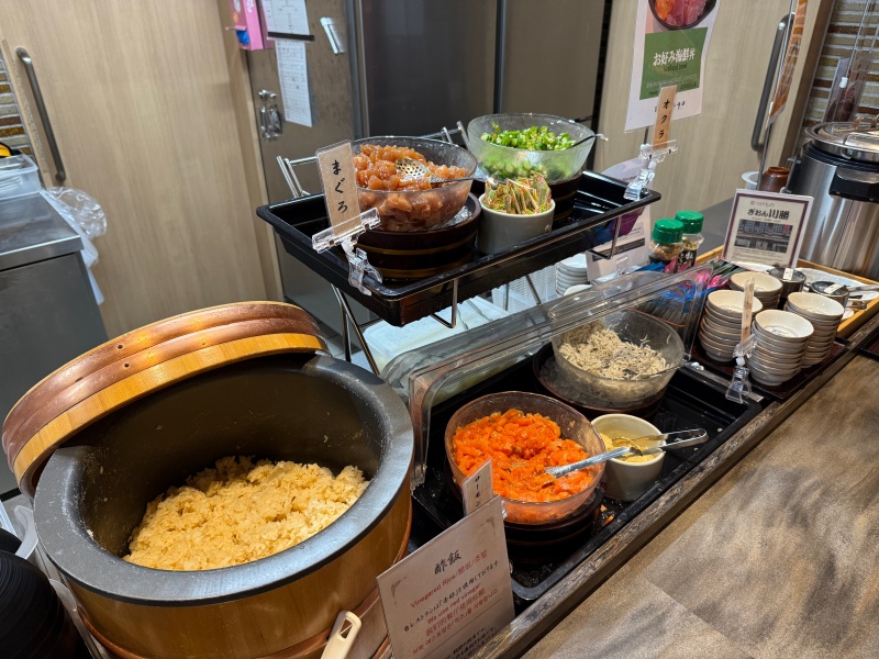 ドーミーインEXPRESS仙台シーサイド(Dormy Inn Express Sendai Sea Side)ー朝食ビュッフェ