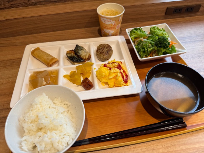 スーパーホテル盛岡(Super Hotel Morioka)ー朝食ビュッフェ