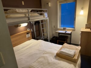 スーパーホテル盛岡(Super Hotel Morioka)ー客室内の雰囲気