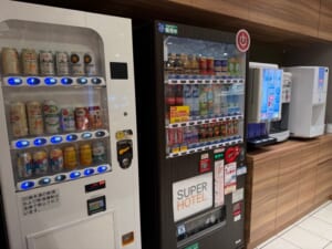スーパーホテル盛岡(Super Hotel Morioka)ー自動販売機