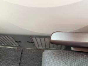 エバー航空(成田=台北便:BR197 B787-1000)-ビジネスクラスシート