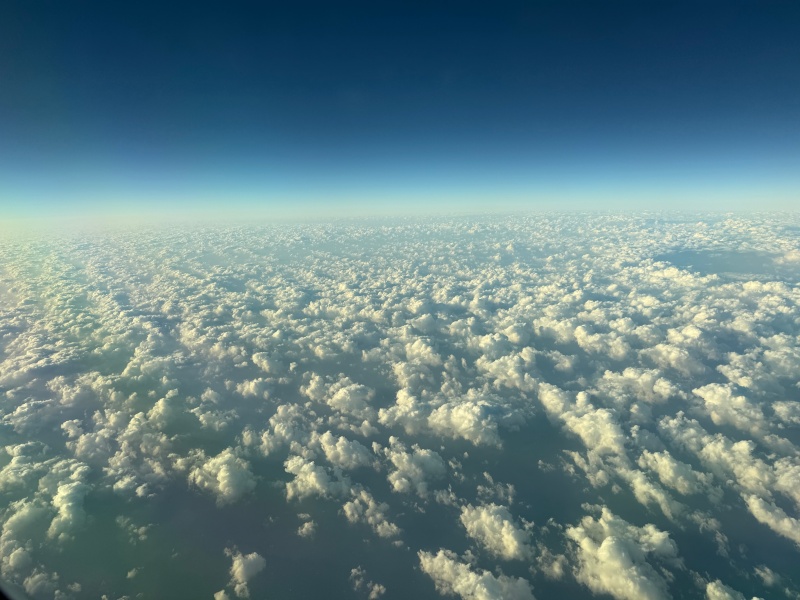 エバー航空(成田=台北便:BR197 B787-1000)-着陸