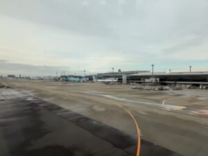 エバー航空(成田=台北便:BR197 B787-1000)-タキシング