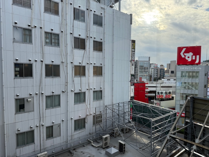 名古屋金山ホテル(Nagoya Kanayama Hotel)ー客室内からの眺め