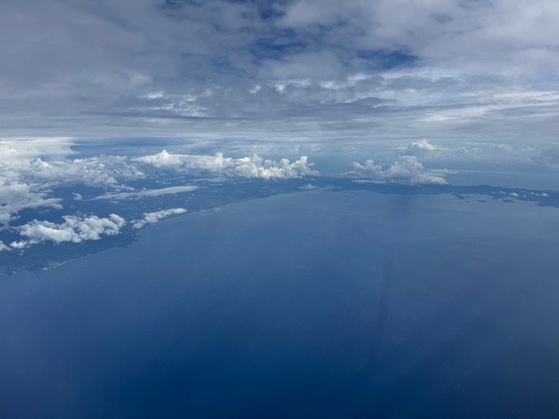エバー航空(台北=デンパサール(バリ)便:BR255 A330-300)-着陸