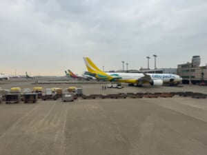 エバー航空(台北=デンパサール(バリ)便:BR255 A330-300)-タキシング