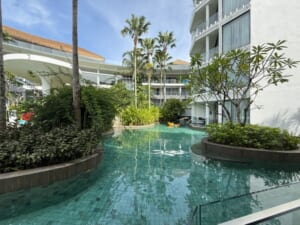 ル メリディアン バリ ジンバラン(Le Méridien Bali Jimbaran)ー客室内バルコニーからの眺め