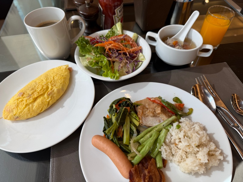 マリオットエグゼクティブアパートメントスクンビットパークバンコク(Marriott Executive Apartment Sukhumvit Park Bangkok)ー朝食ビュッフェ