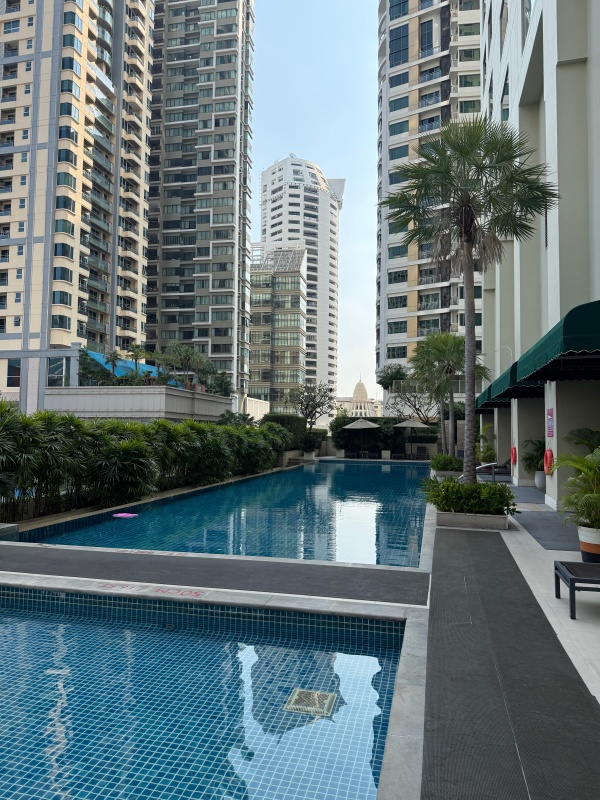 マリオットエグゼクティブアパートメントスクンビットパークバンコク(Marriott Executive Apartment Sukhumvit Park Bangkok)ー屋外プール