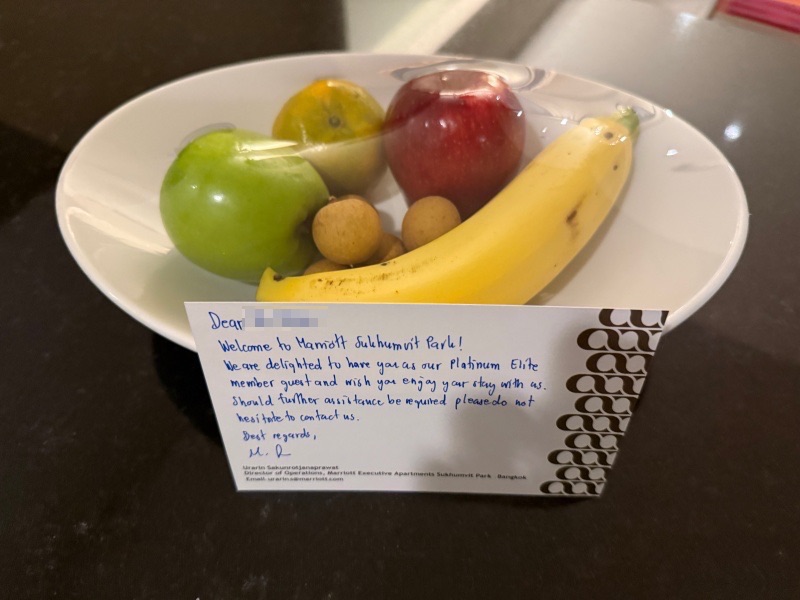 マリオットエグゼクティブアパートメントスクンビットパークバンコク(Marriott Executive Apartment Sukhumvit Park Bangkok)ー客室内の雰囲気