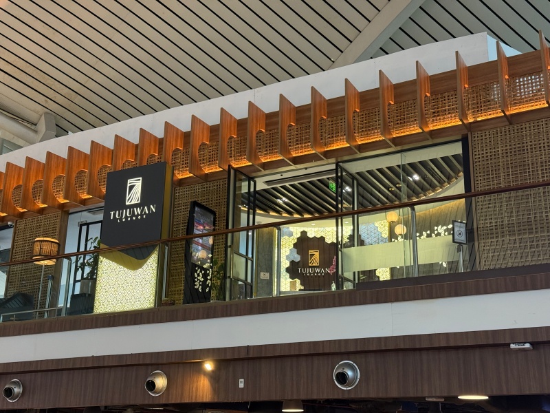 TUJUWAN Lounge@バリ島・デンパサール(ングラ・ライ)国際空港-エントランス