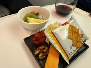 ANA(バンコク=羽田便:NH878 B787-900)-ビジネスクラス食事