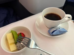 ANA(バンコク=羽田便:NH878 B787-900)-ビジネスクラス食事