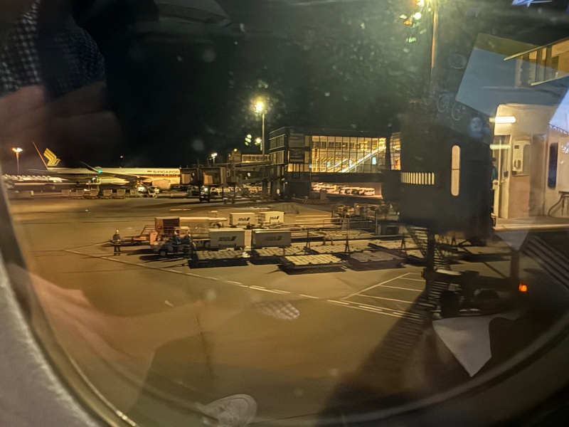 ANA(バンコク=羽田便:NH878 B787-900)-着陸
