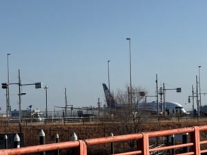 京急EXイン羽田(Keikyu ExInn Haneda)ー羽田空港に駐機する航空機