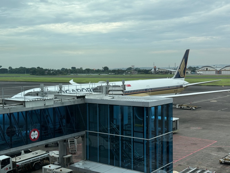 シンガポール航空(デンパサール(バリ)=シンガポール便:SQ935 B787-10)-搭乗
