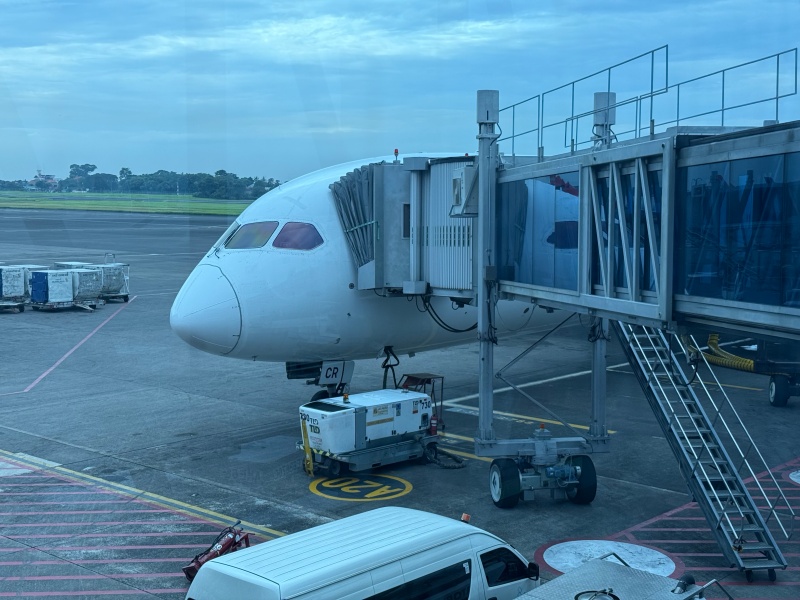 シンガポール航空(デンパサール(バリ)=シンガポール便:SQ935 B787-10)-搭乗