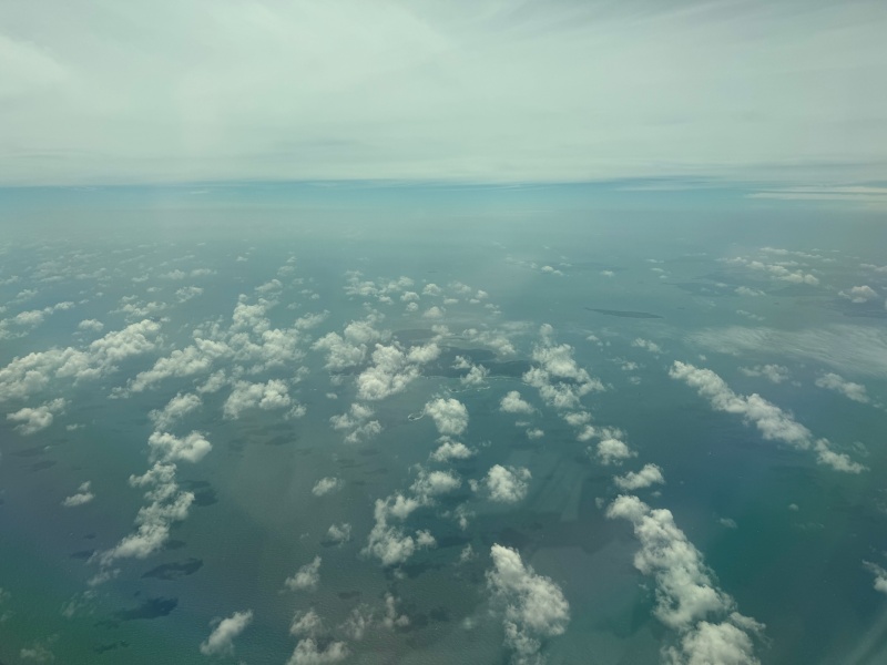 シンガポール航空(デンパサール(バリ)=シンガポール便:SQ935 B787-10)-着陸