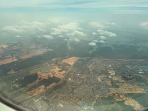 シンガポール航空(デンパサール(バリ)=シンガポール便:SQ935 B787-10)-着陸