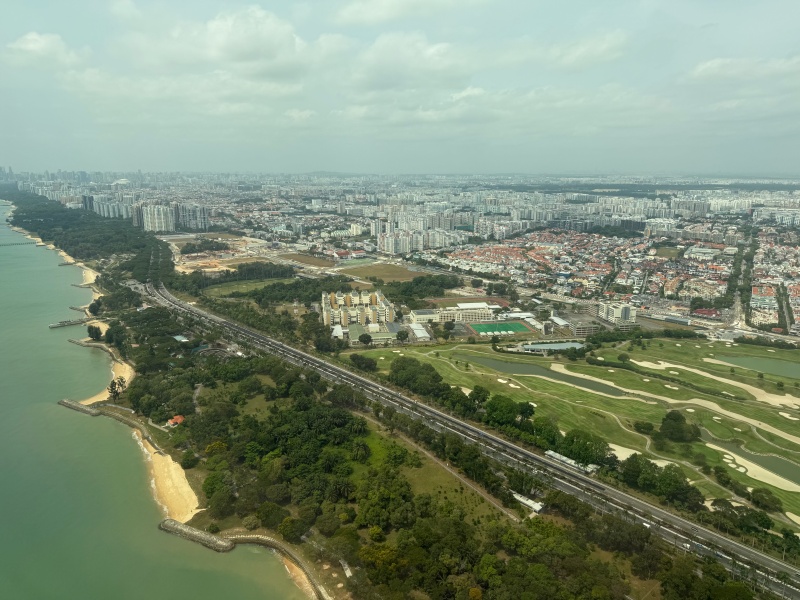 シンガポール航空(デンパサール(バリ)=シンガポール便:SQ935 B787-10)-着陸