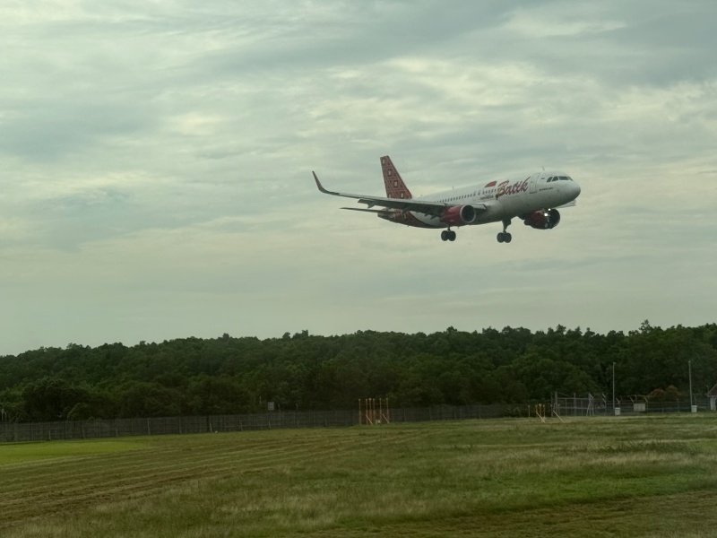 シンガポール航空(デンパサール(バリ)=シンガポール便:SQ935 B787-10)-タキシング