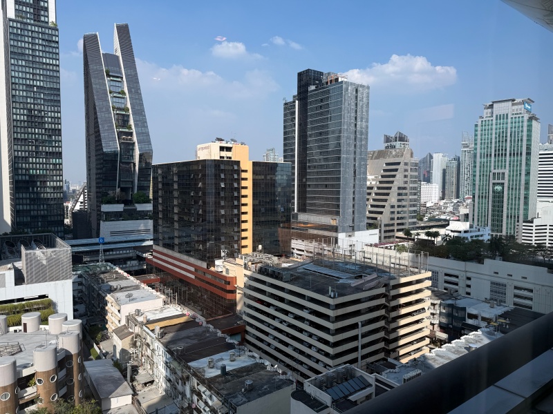 アテネホテル ラグジュアリーコレクションホテル バンコク(The Athenee Hotel, a Luxury Collection Hotel, Bangkok)ー客室内からの眺め