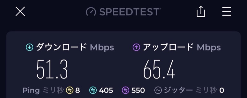 アテネホテル ラグジュアリーコレクションホテル バンコク(The Athenee Hotel, a Luxury Collection Hotel, Bangkok)ー客室内からのWiFi速度測定結果