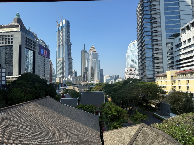 ザ スコータイ バンコク(The Sukhothai Bangkok)ー客室内からの眺め