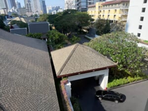 ザ スコータイ バンコク(The Sukhothai Bangkok)ー客室内からの眺め
