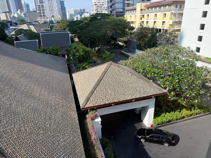 ザ スコータイ バンコク(The Sukhothai Bangkok)ー客室内からの眺め