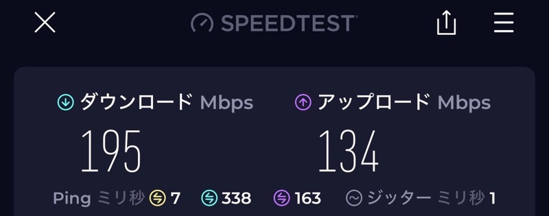 ザ スコータイ バンコク(The Sukhothai Bangkok)ー客室内からのWiFi速度測定結果