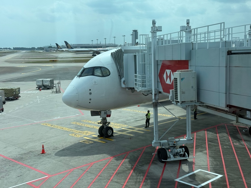 シンガポール航空(シンガポール=バンコク便:SQ712 A350-900)-搭乗