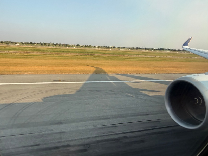 シンガポール航空(シンガポール=バンコク便:SQ712 A350-900)-着陸