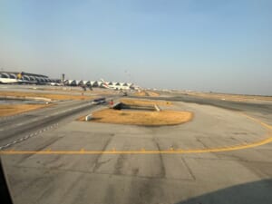 シンガポール航空(シンガポール=バンコク便:SQ712 A350-900)-着陸