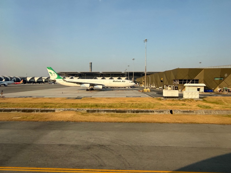 シンガポール航空(シンガポール=バンコク便:SQ712 A350-900)-着陸