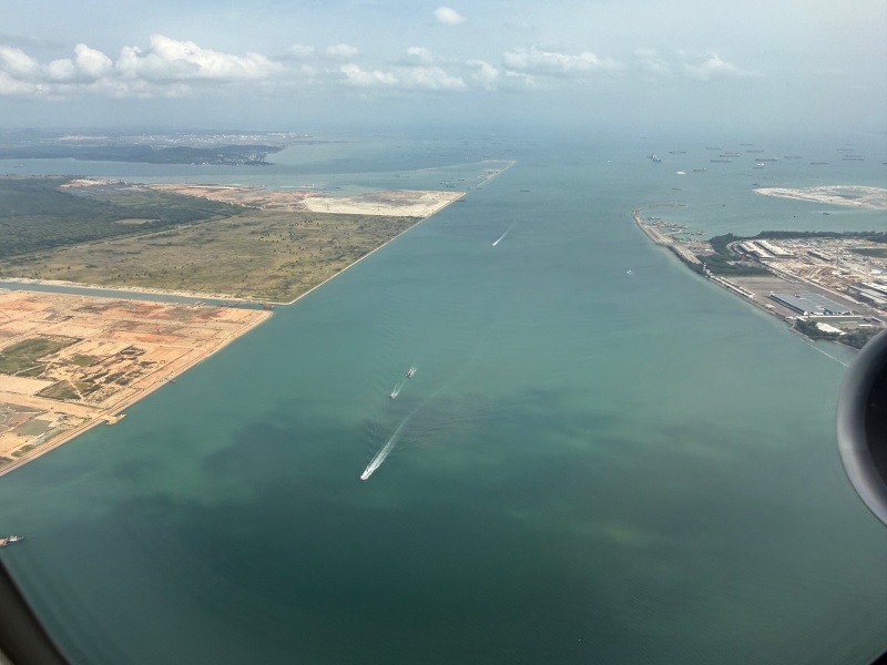 シンガポール航空(シンガポール=バンコク便:SQ712 A350-900)-離陸
