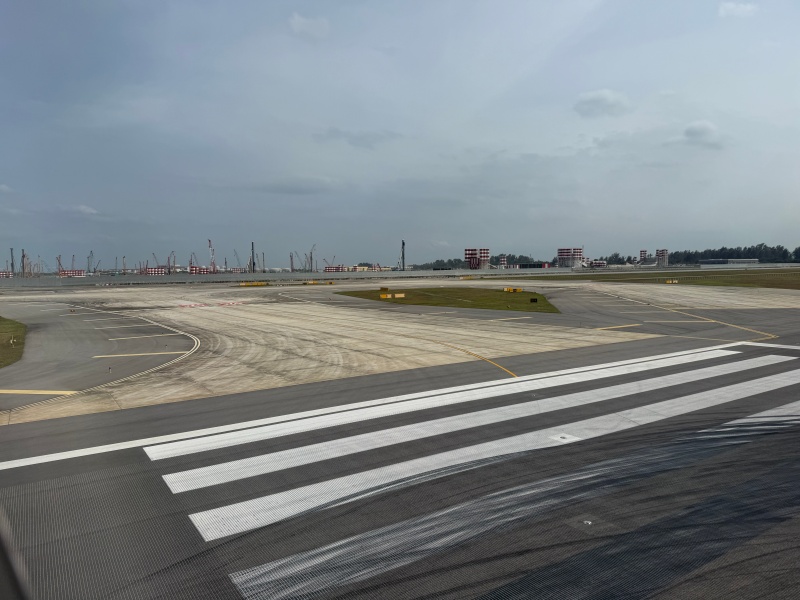 シンガポール航空(シンガポール=バンコク便:SQ712 A350-900)-タキシング