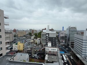 郡山ビューホテルアネックスー客室内からの眺め