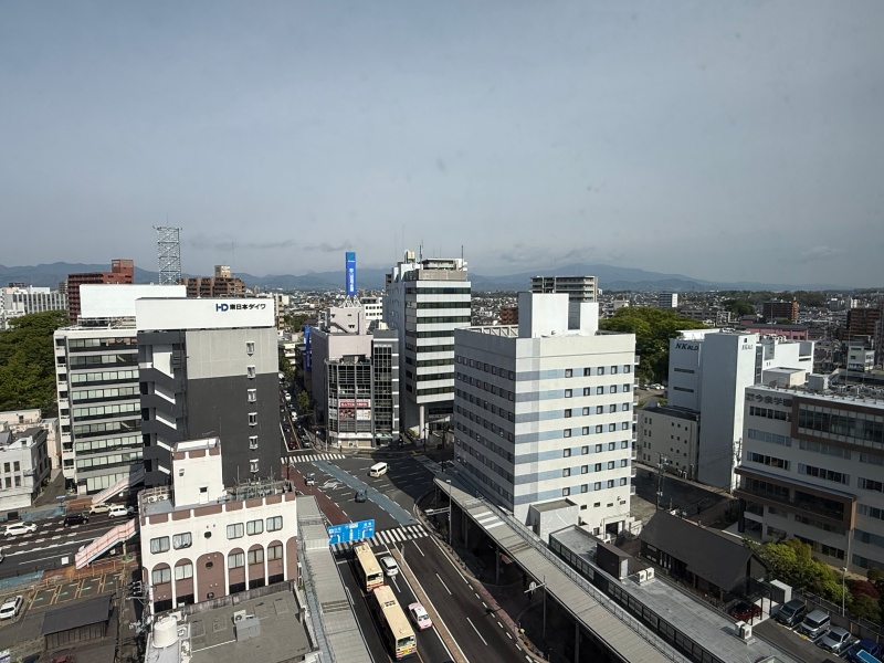 郡山ビューホテルアネックスー客室内からの眺め