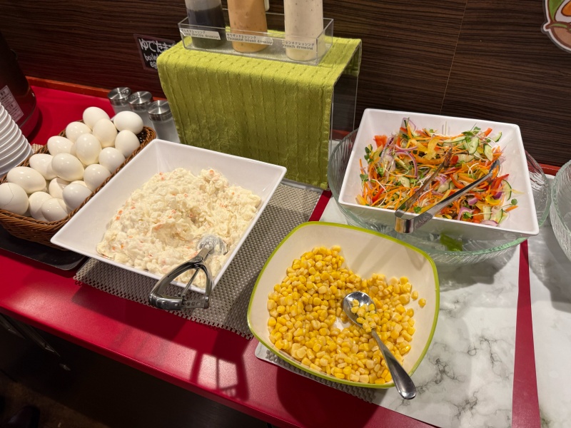 ホテルゲストワン上野駅前ー朝食ビュッフェ
