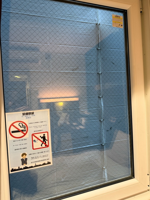 ホテルゲストワン上野駅前ー客室内からの眺め