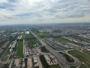 タイ航空(成田=バンコク便:TG641 A330-300)-着陸