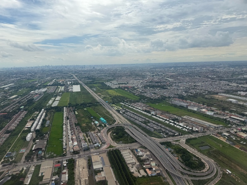 タイ航空(成田=バンコク便:TG641 A330-300)-着陸